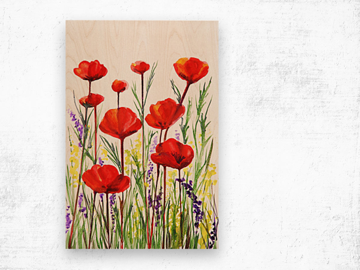 Red hot Poppies II Giclee Print